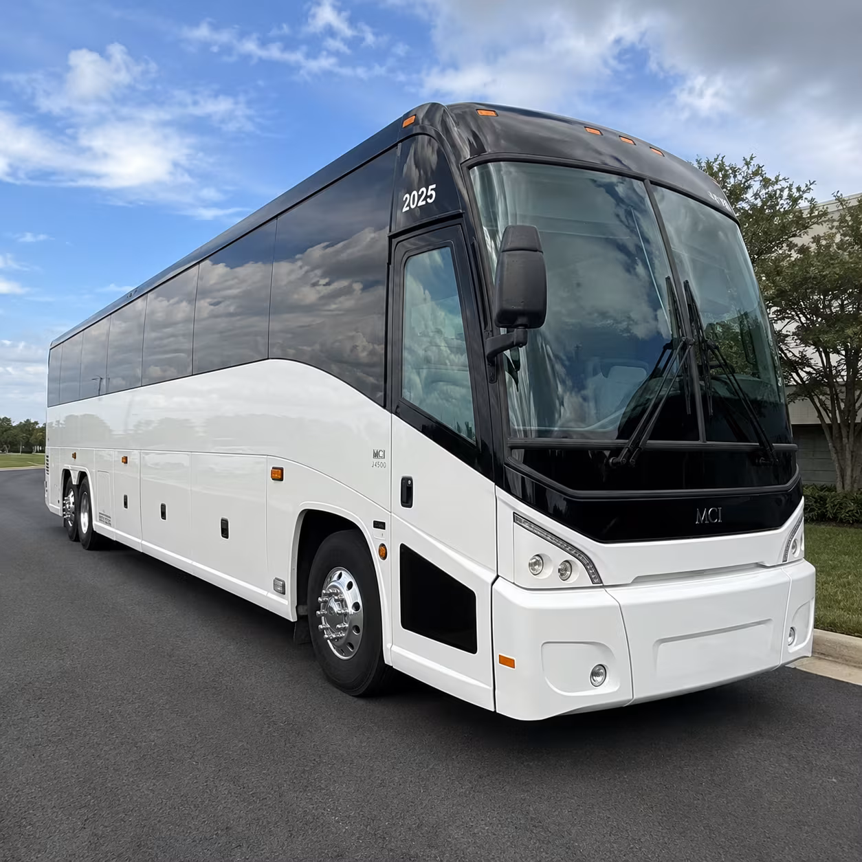 Brockton brockton airport transportation party bus exterior
