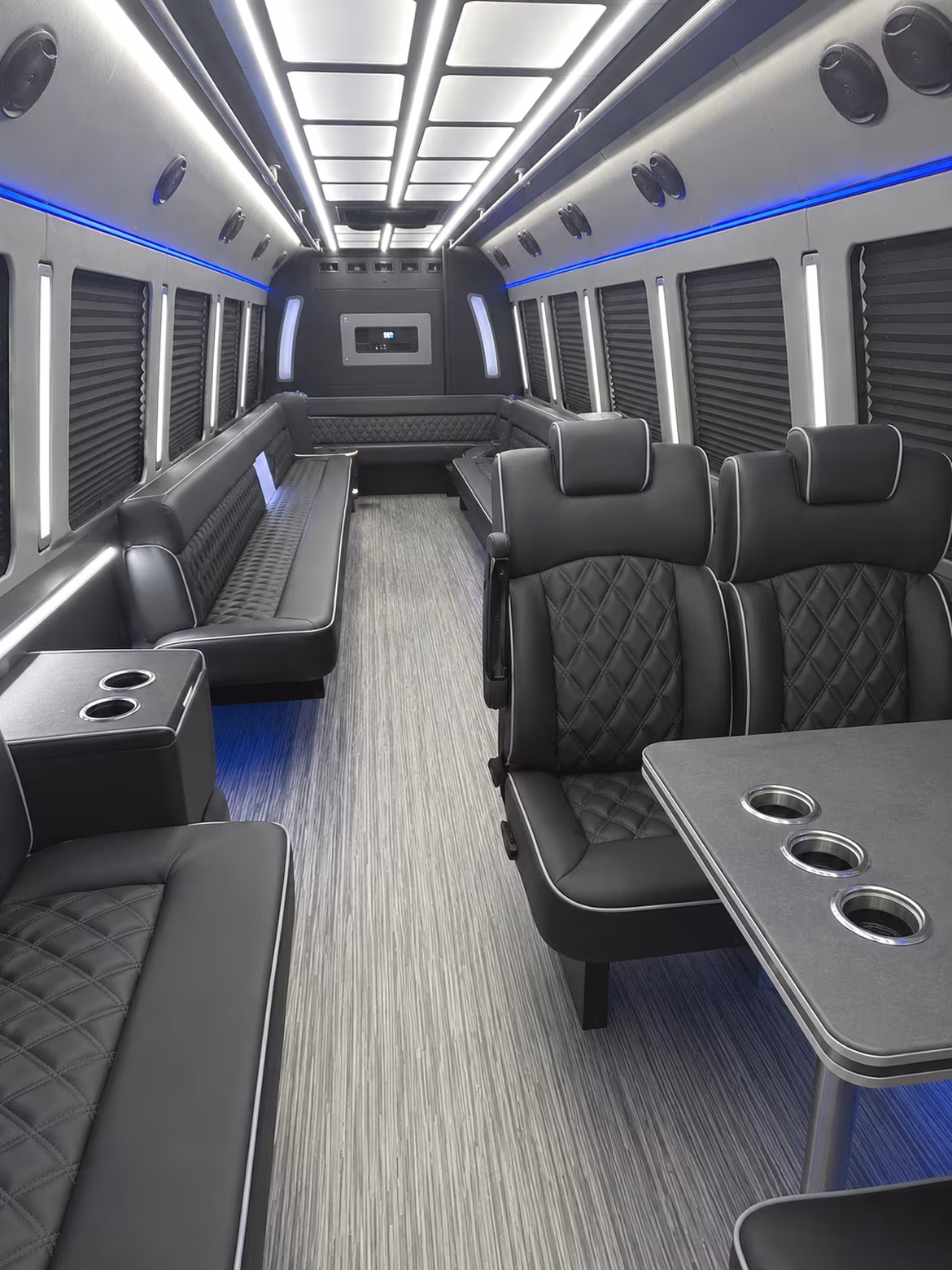Brockton brockton birthday party bus rental party bus interior