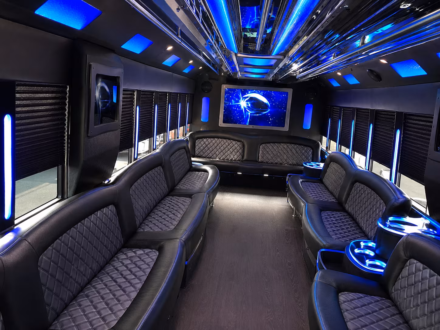 Brockton brockton private event party bus rental party bus exterior