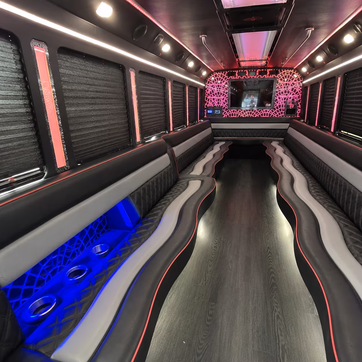 Brockton brockton private event party bus rental party bus exterior