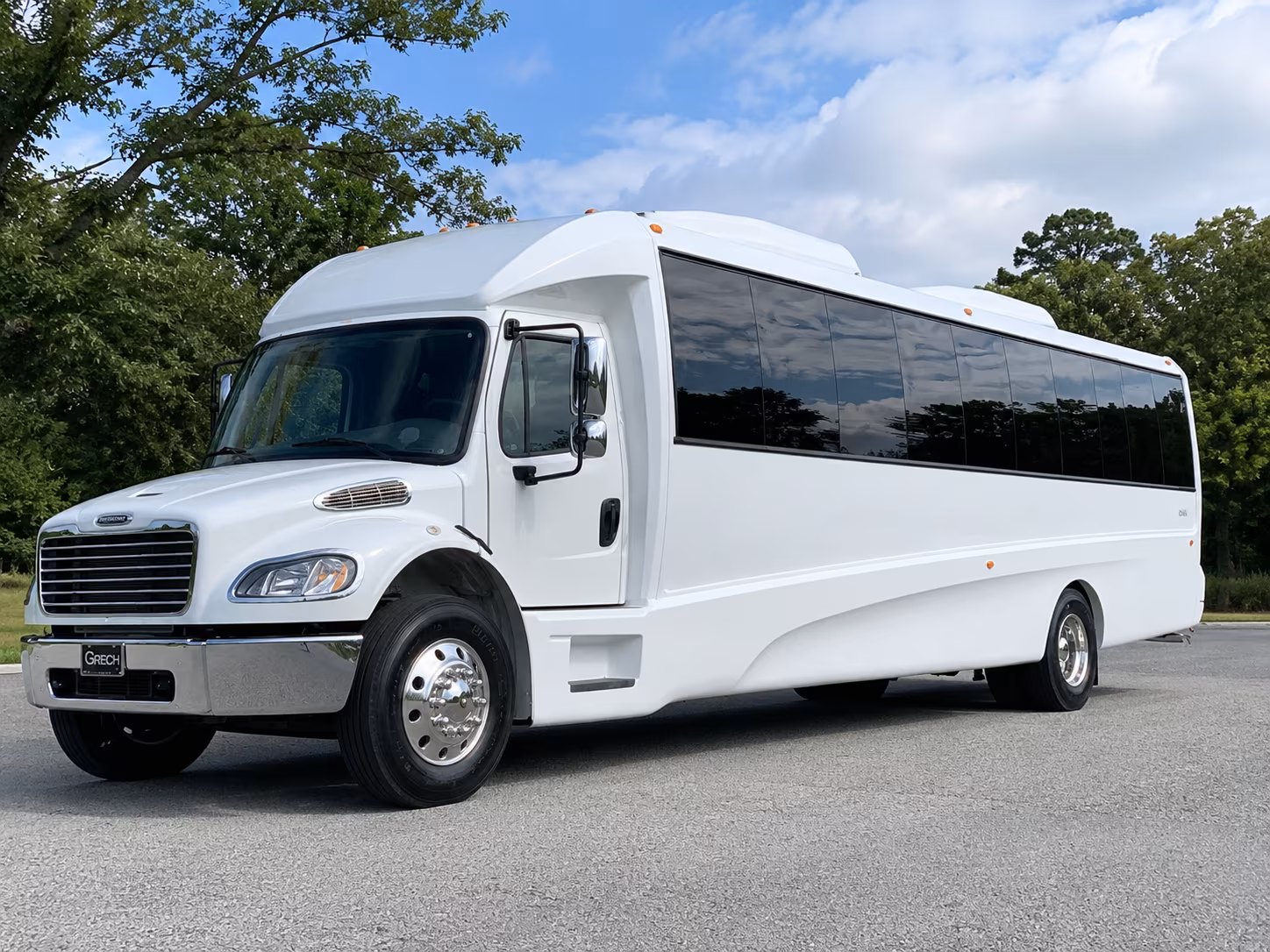 Brockton brockton prom party bus rental party bus exterior