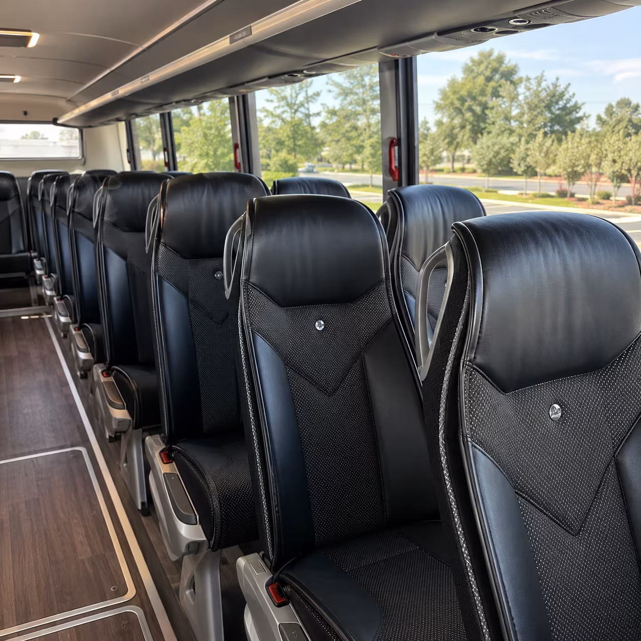Brockton brockton school event bus rental party bus exterior