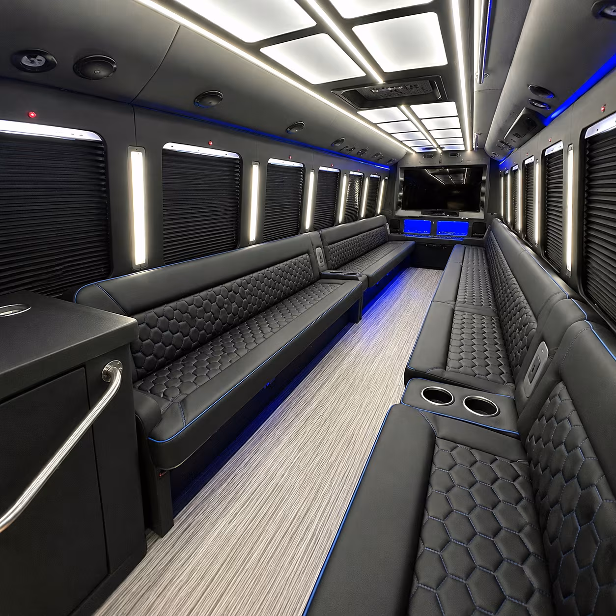 Brockton brockton sporting event party bus rental party bus interior