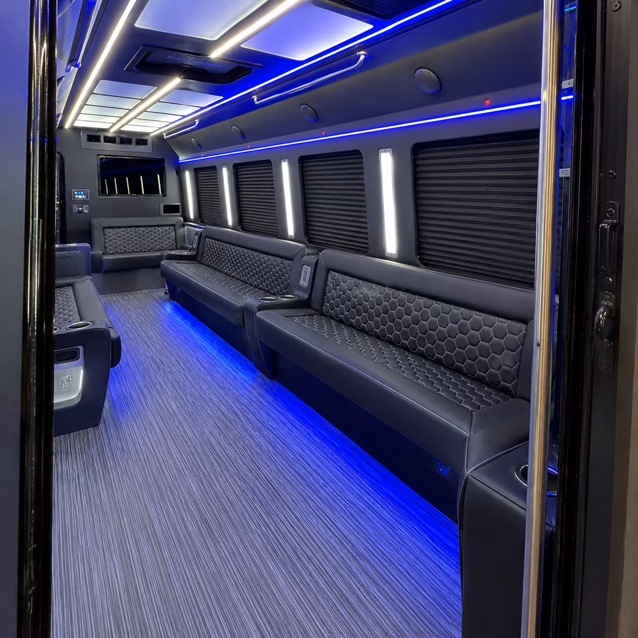 Minibus interior