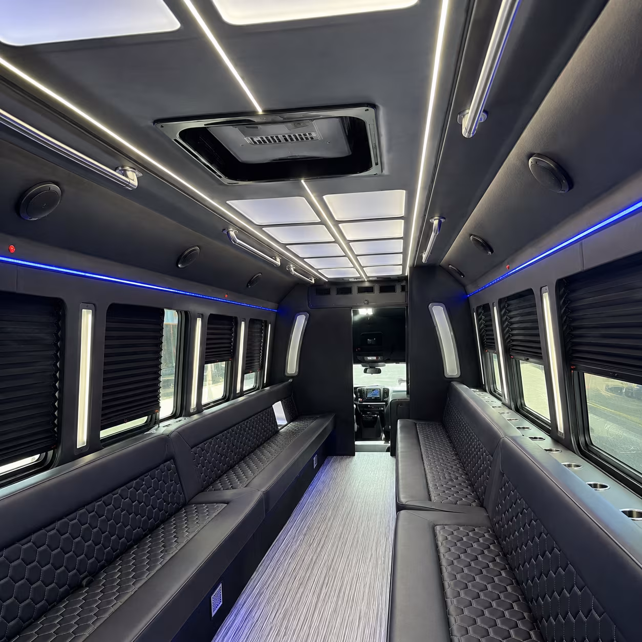 Minibus interior