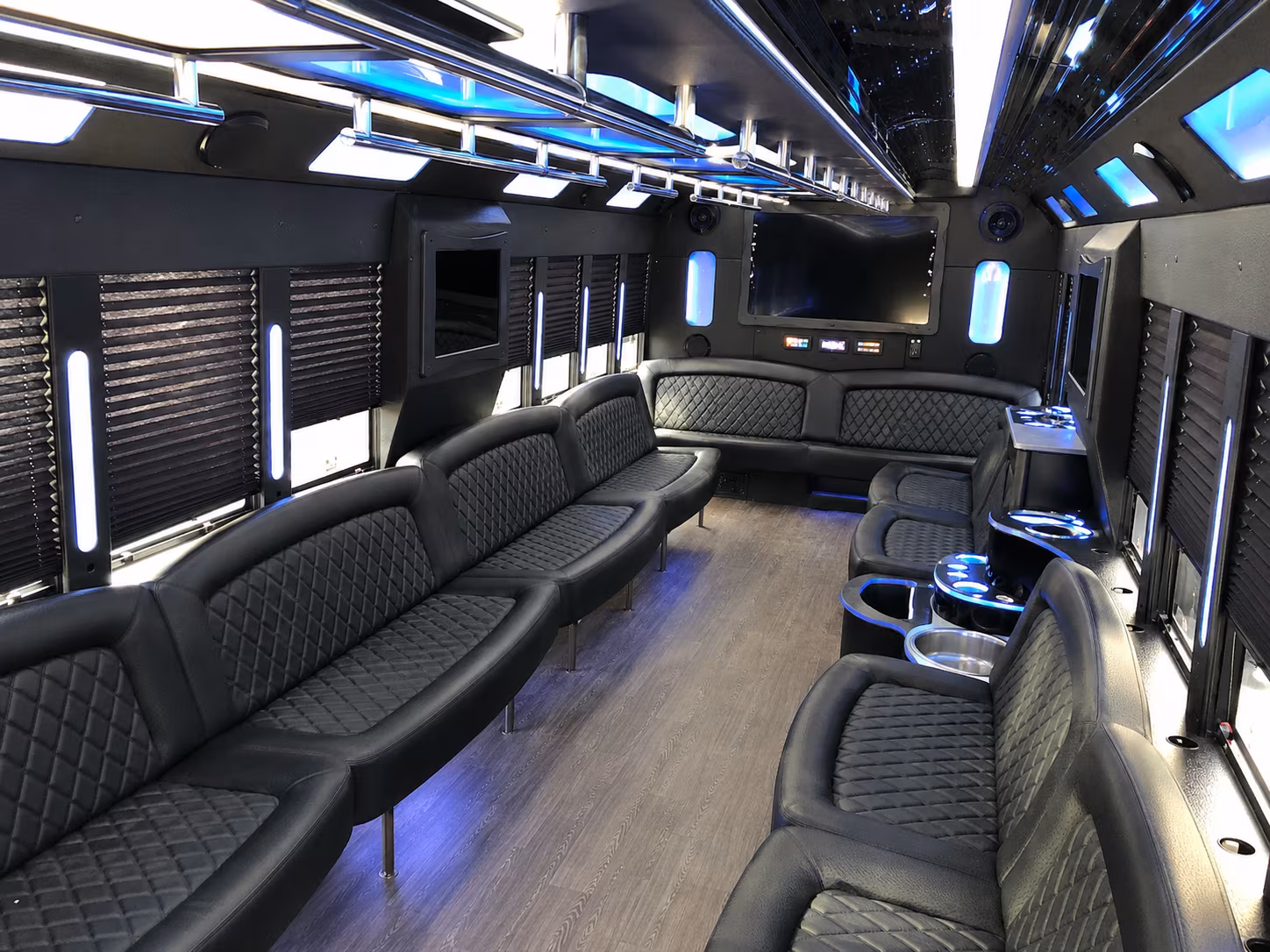 Minibus interior