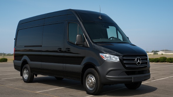 Exterior of Charter Bus Company Brockton's 15 Passenger Minibus in Brockton