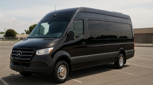 Exterior of Charter Bus Company Danbury's 18 Passenger Party Bus in Danbury
