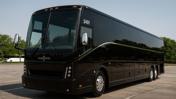 Exterior of Charter Bus Company Brockton's 40 Passenger Charter Bus in Brockton