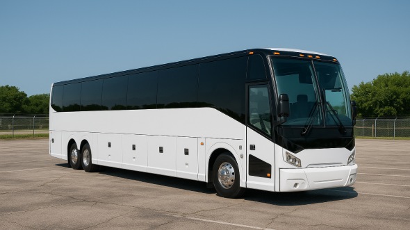 Exterior of Charter Bus Company White Plains's 40 Passenger Party Bus in White Plains