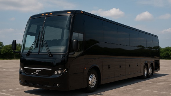 Exterior of Charter Bus Company Brockton's 44 Passenger Charter Bus in Brockton