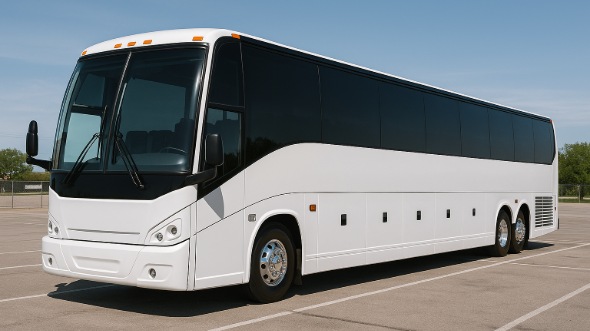 Exterior of Charter Bus Company Brockton's 47 Passenger Charter Bus in Brockton