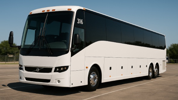 Exterior of Charter Bus Company Brockton's 48 Passenger Charter Bus in Brockton