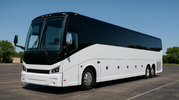 Exterior of Charter Bus Company Brockton's ADA Charter Bus in Brockton